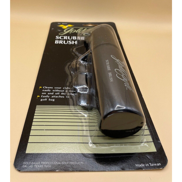 Vintage Gold Eagle Scrubbie Brush For Golf Clubs/Balls NEW - Picture 2 of 4